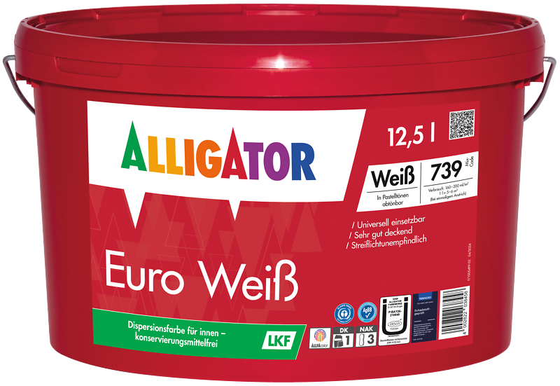 Alligator Euro Weiß LKF